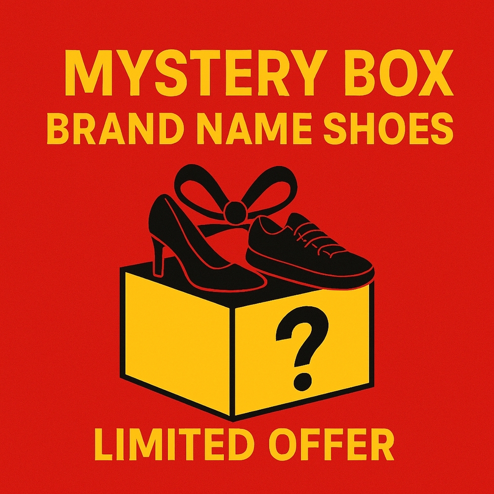 Mystery Box Brand Name Shoes - 5 PAIRS!